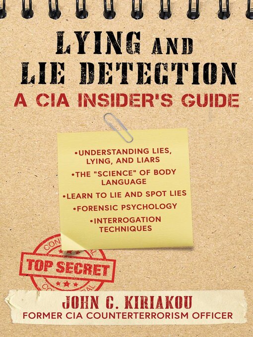 Title details for Lying and Lie Detection by John Kiriakou - Wait list